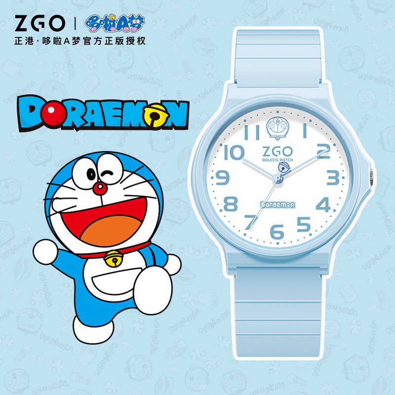Doraemon joint watch female ins style niche design junior high school students mechanical school master exam special mute