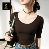 Латинский танцевальный тренировочный костюм для женщин взрослые топы с короткими рукавами