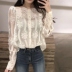 2020 mùa xuân váy mới của Hàn Quốc phiên bản của vai từ lưới ren bottomshirt phụ nữ rất cổ tích đầu bẫy nhỏ 