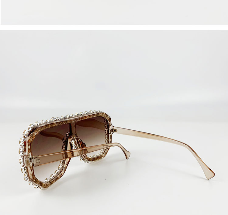 57g Weight UV400 Protection Lens Material Travel, Party Occasion Women'S Gender Diamond Design Elegant, Glam, Hip-Hop, Retro, Vintage Style, Fashion, Sweet, Simple Style, Sports Style Grey, White, Purple, Red, Green, Transparent, Silver, Black Color Elegant Glam Hip-Hop UV400 Protection Diamond Women's Sunglasses 4