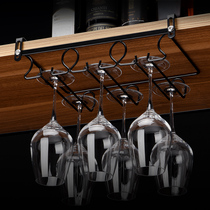 Minimalist No marks Perforated Red Wine Glass Rack Bar Restaurant Upside Down Home Light Lavish High-end High Foot Cup Show Shelf