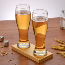 CLITON beer mug glass home craft large bung pug bar KTV mug European style waist drink cup