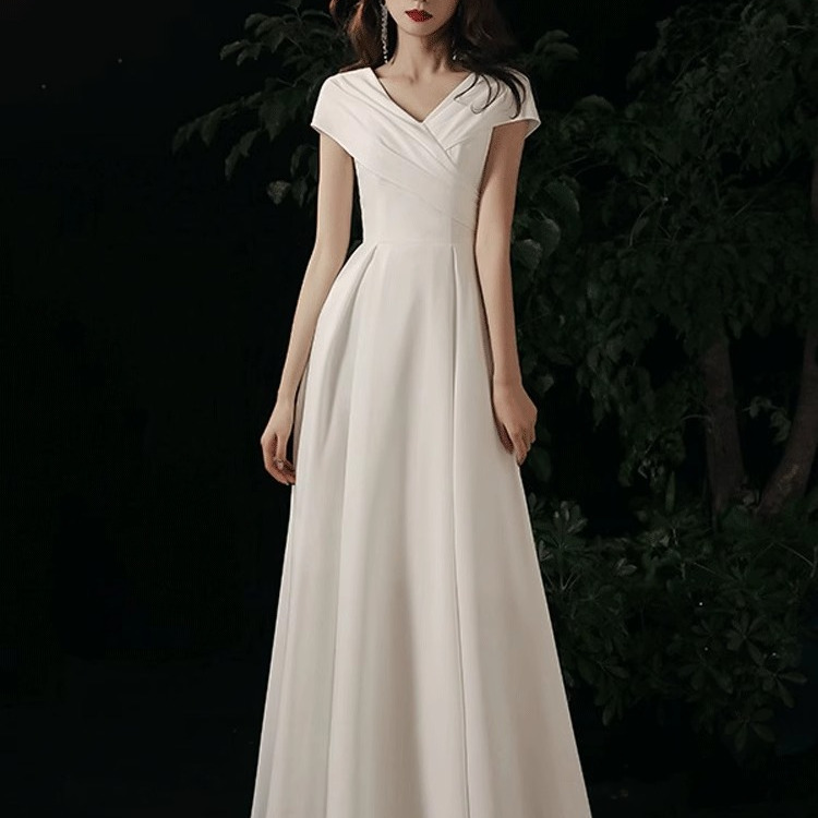 Plus-Size Evening Dress for Chubby Girls, Slimming and Tummy-Concealing, High-End Feel, 100kg Extra-Large Size Dress for Girls Plus-Size Evening Dress for Chubby Girls, Slimming and Tummy-Concealing, High-End Feel, 100kg Extra-Large Size Dress for Girls