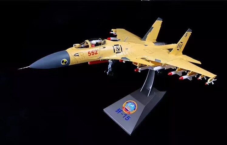 New J-15 aircraft model J-15 Liaoning aircraft carrier aircraft J15 fighter simulation alloy model 1:48