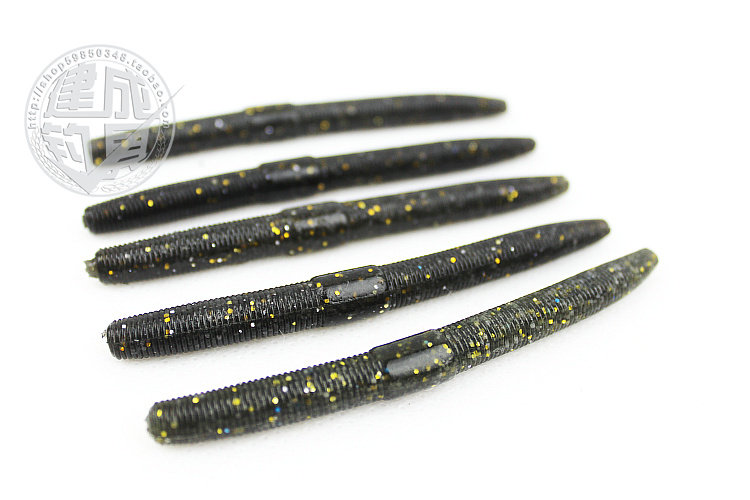 Fake bait earthworm lure bait soft bait bass earthworm red worm fake bait bionic lure soft bait
