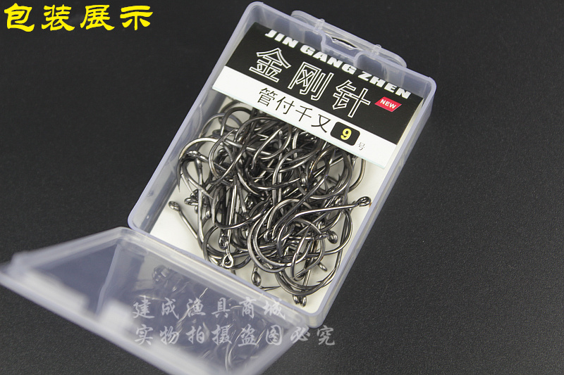 Guan Fuqian và móc nhập khẩu từ Nhật Bản có dây thép gai và hàng ngàn crochet đóng hộp hooks thiết bị đánh cá số lượng lớn hooks