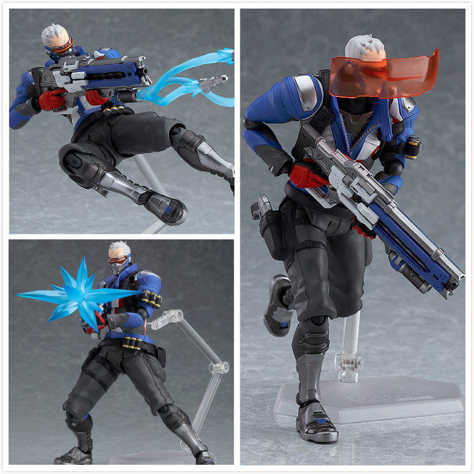 Max Factory Overwatch Figma SOLDIER:76 Jack Morrison 1/12 PVC