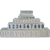 翔鹰 Цифровая комбинированная печать бренда подвижный тип S-1-6 цифровой уплотнение 0-9 цифровой номерной уплотнение