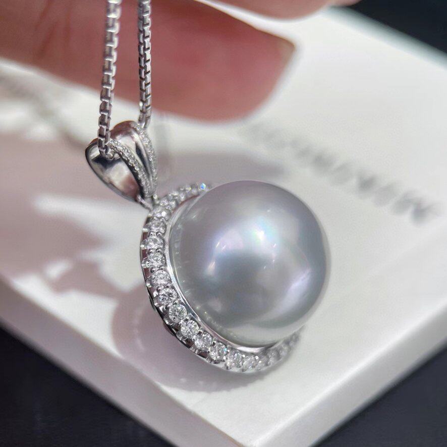 Butcher Jewellery Sea Water Australia White Ear Nail Gold Pearl Ring Big Creek Earth Ear Decoration Real Polymac Natural Freshwater Pearl-Taobao