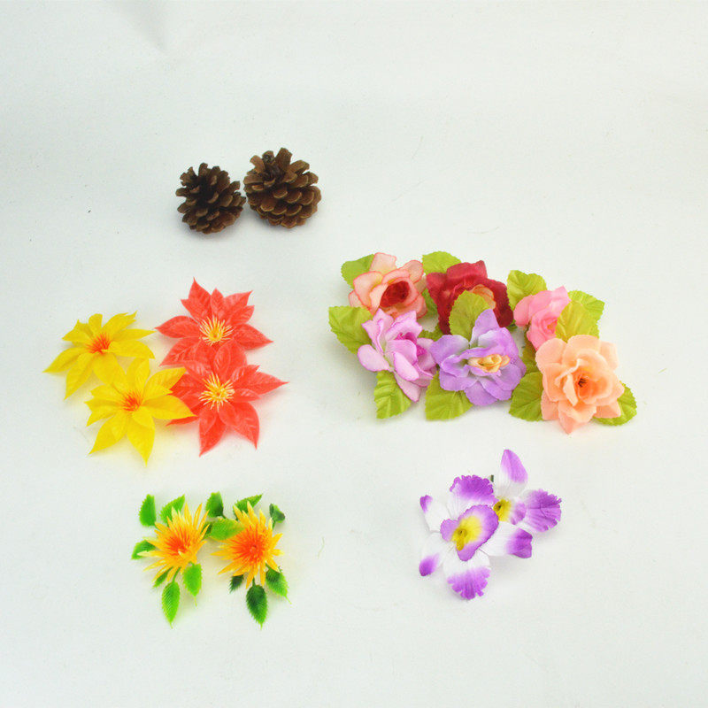 Decorated plate decoration flowers simulation stimulation dishes dishes creative ideas small swing pieces hotels cold dishes