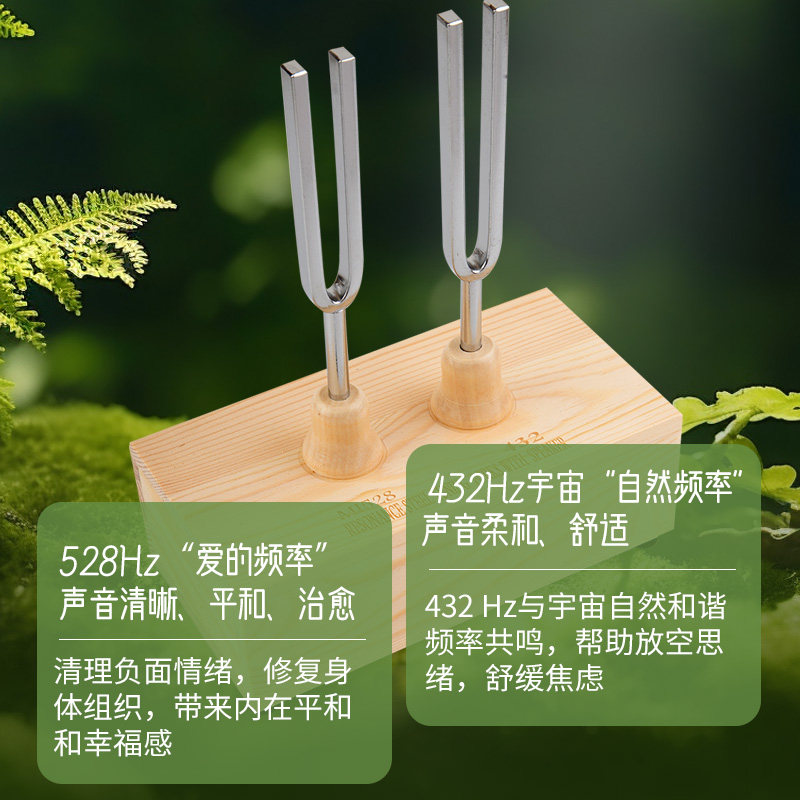 双音叉528/432Hz套装:释放压力,唤醒心灵的治愈神器🔮-其它西洋乐器-淘宝百科网