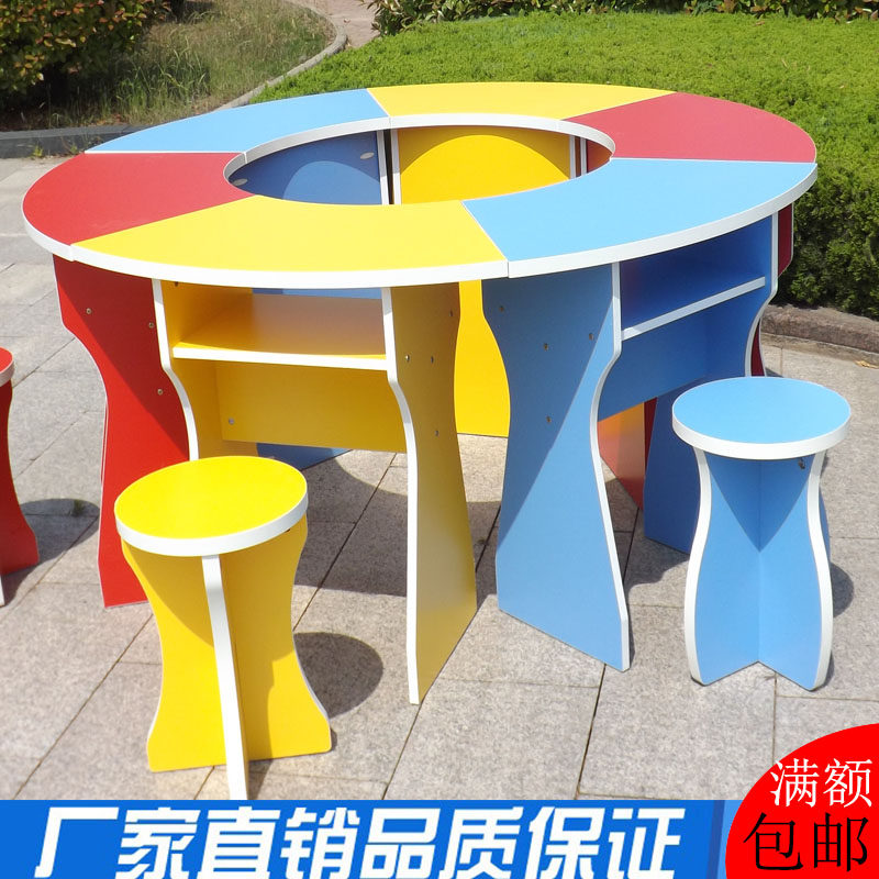 School Library Reading table Child counseling Art table Psychology room Activity Fan-shaped campus desks and chairs