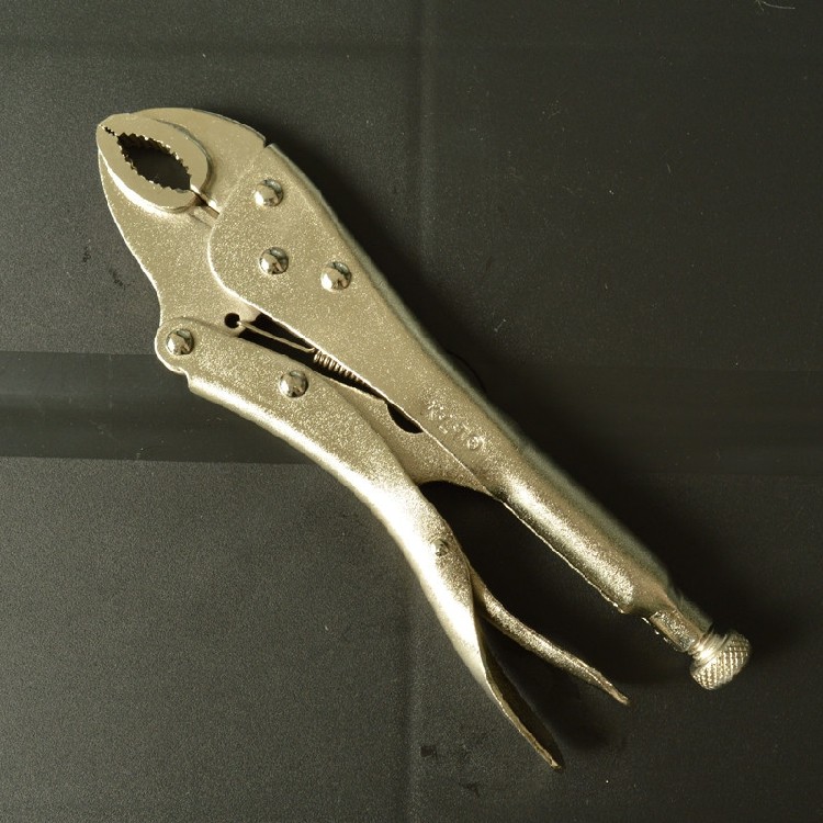 10-inch round mouth vigorously pliers labor-saving pliers adjustment pliers round mouth labor-saving pliers welding 5 gold tools 250mm