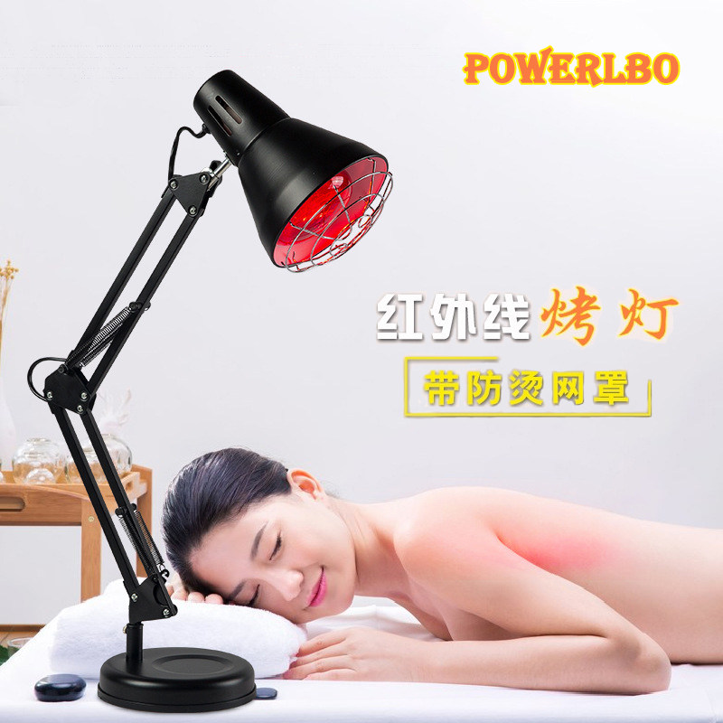 Far infrared physiotherapy lamp physiotherapy instrument electric baking lamp instrument beauty salon home care desktop red light lamp