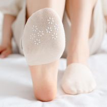 Special invisible half socks for high-heeled shoes womens forefoot shallow boat socks half-foot summer thin half-palm socks