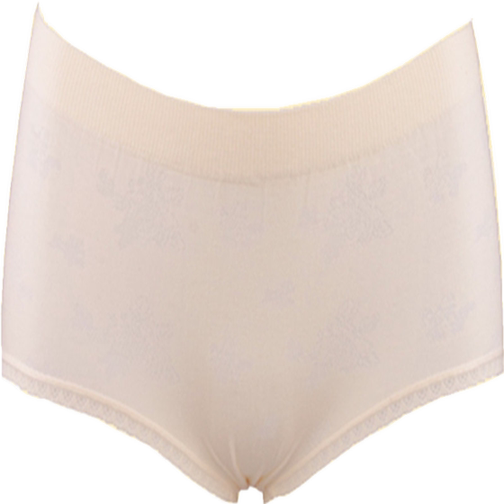 贤露内裤正品女士无缝百分百纯棉中腰提臀收腹三角短裤2069，7007