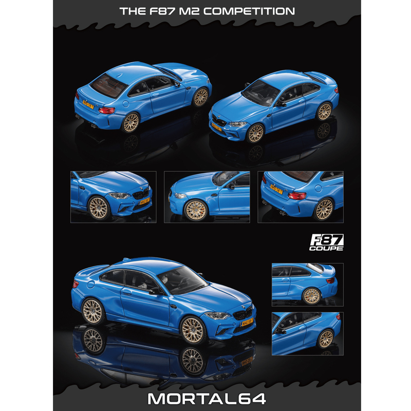 Mortal 1:64 Bmw F87 M2C Alloy Car Model