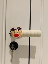 Housse de protection pour poignée de porte antistatique pour noël poignée de porte chaude pour chambre de bébé décoration de noël pour enfants