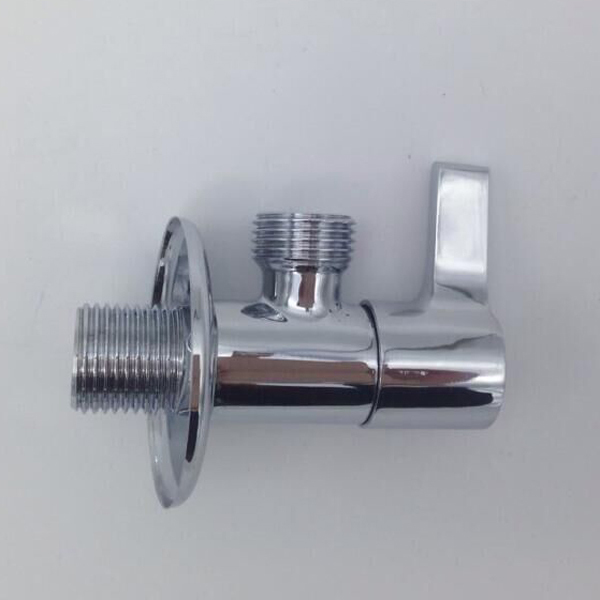 Total Copper Cold And Hot Water Triangle Valves Water OFF Single door shower Shower Shower Faucet Switch Shower Water Stop Valve Universal