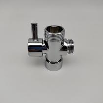 Full copper water distributor in one-in-two-out shower shower accessories Quick-open three-way changeover valve 4 for 6-minute conversion water valve