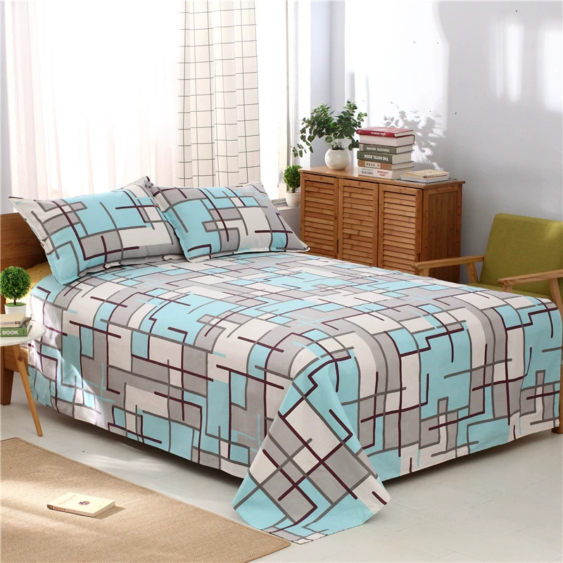 Tấm bông đơn mảnh vải thô cũ đôi vải dày mã hóa tấm vải cotton 1.5 1.8 2.0 mét ga trải giường mùa hè