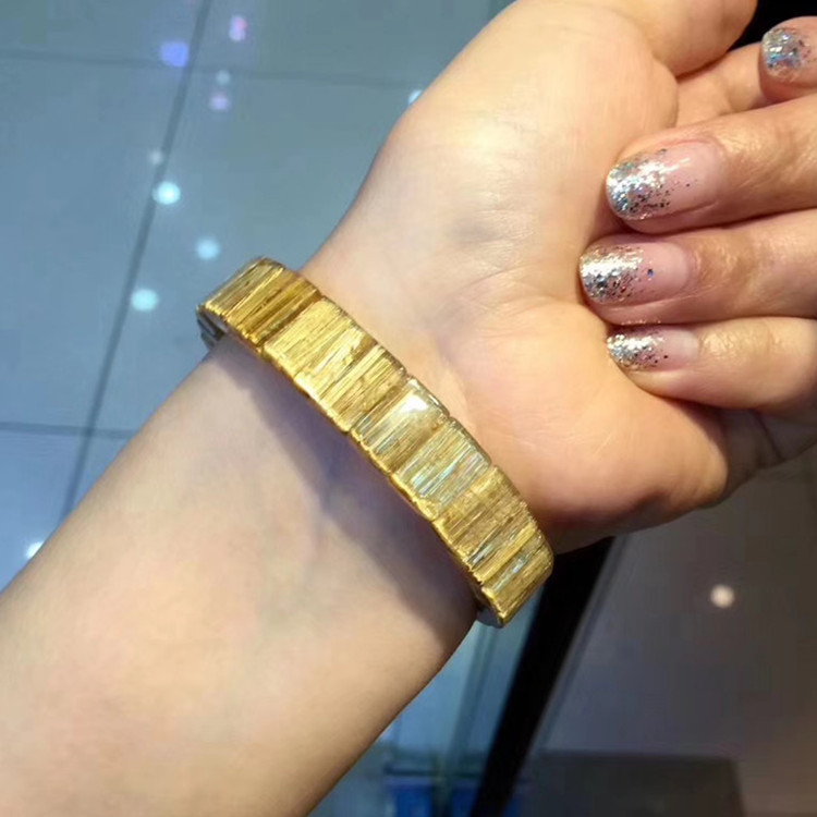 Brazilian Natural Genuine Titanium Crystal Bracelet, Full Titanium Bracelet, Titanium Gold Bracelet, Titanium Bracelet for Attracting Wealth and Good Luck, Unisex Jewelry Brazilian Natural Genuine Titanium Crystal Bracelet, Full Titanium Bracelet, Titanium Gold Bracelet, Titanium Bracelet for Attracting Wealth and Good Luck, Unisex Jewelry