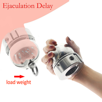 Heavey Stainless Steel Ball Strätcher Gay Scrotum Penant Met