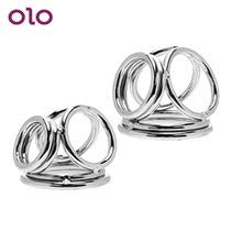 OLO FOUR Cock Cages Penis Rings Stainless Steel Cock Rings S