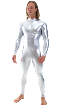 Play in Full bodyuit zentai lycra spandex suit for men zipper catsu