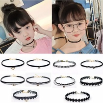 Neck ring street dance lanyard chain collar female choker neck strap little girl childrens neck jewelry childrens rope 6 years old