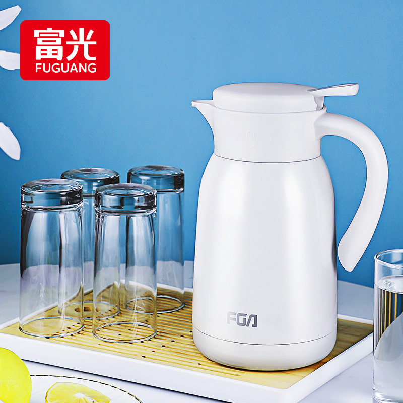 Rich Light Stainless Steel Insulated Pot Home Large Capacity Portable Insulation Bottle Hot Water Bottle Warm Pot Dormitory Insulation Kettle-Taobao