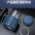 Ly nước thủy tinh cầm tay Fuguang có tay cầm cốc văn phòng chịu nhiệt có nắp cốc nam và nữ pha trà tại nhà - Tách