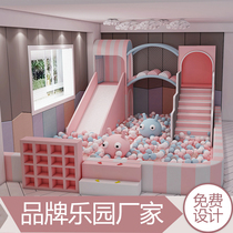 Indoor size naughty castle childrens playground equipment parent-child restaurant slide entertainment toy facilities