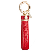 Car key chain chain female cute woven pendant high-grade sheepskin exquisite Net red hanging rope personality creative Tide brand