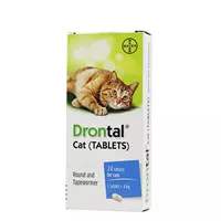 Cat Inn Chất tẩy giun cho cơ thể mèo Bayer Chất diệt côn trùng cơ thể mèo mạt rệp 1 viên - Cat / Dog Medical Supplies Dụng cụ phòng khám thú y