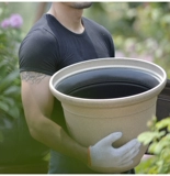 Dahua Pot Домохозяйство Большая гостиная в помещении двор Большой -диаметром цветочный горшок PP смола пластик простая бесплатная доставка круговой доставки