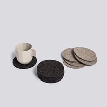 HAY Coaster wool felt cup mat tabletop thermal insulation mat suction anti-burn anti-fouling mat