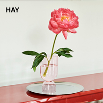 HAY Bottoms Up Vase Nordic ins wind light extravagant and transparent stained glass vases