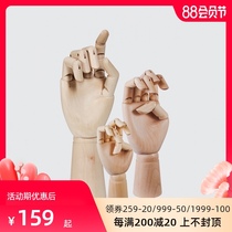 HAY Wooden Hand Wooden Hand shape jewelry rack Watch Rack Decoration decorative storage rack