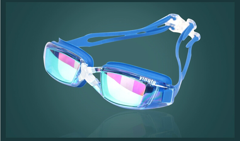 Kính bơi tóc kiểu Anh khung lớn giải trí đầy màu sắc chống tia cực tím chống tia Y1300AF (V) - Goggles