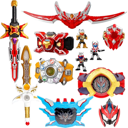 Audi Double Diamond Armor Warriors Toys модернизируют оружие, а пчелы, набор оборудования, арестовывают акулу мечей, топор будет арестован