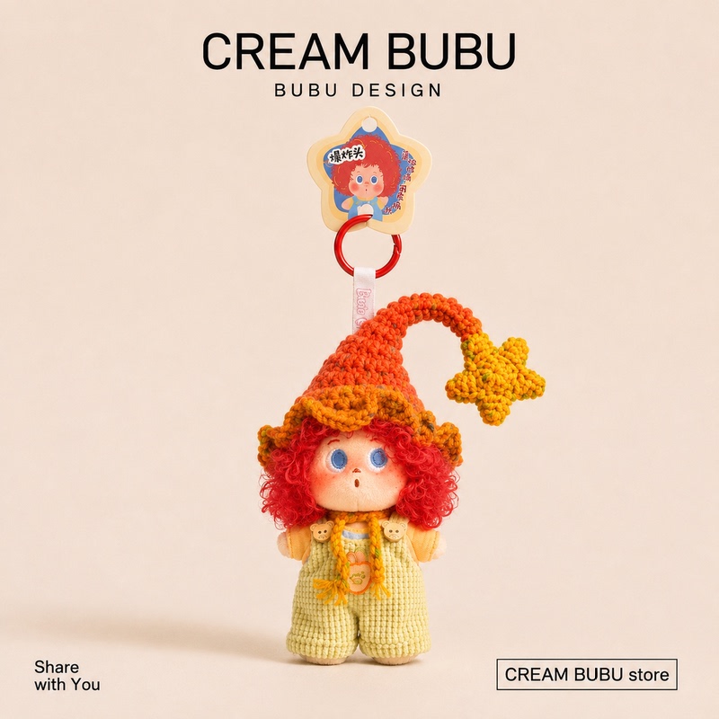 【Authentic】Setudu Afro Little Freckle Plush Ornament Keychain Cartoon Gift for Girls~ 【Authentic】Setudu Afro Little Freckle Plush Ornament Keychain Cartoon Gift for Girls~