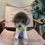 /Взрыв маленький милый/домашний кот теплый сетевая сеть красная шарф собака Bandic Square Grid Multi -Color Malzis