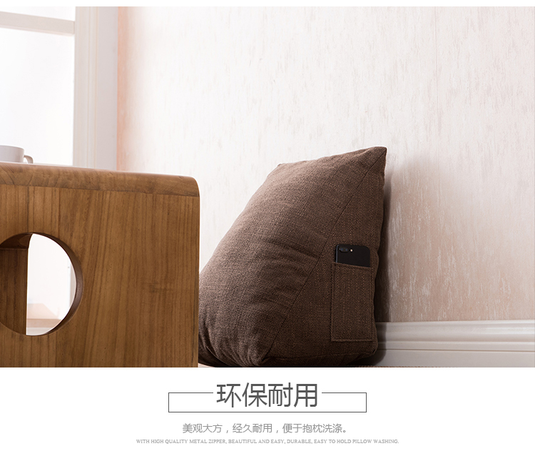 Lanh tam giác đệm gối cửa sổ vịnh tatami đệm sofa ghế hiện đại pad rửa nhỏ gọn hỗ trợ cửa sổ vịnh - Trở lại đệm / Bolsters bộ ngủ văn phòng