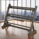 Dumbbell Rack Commonly Used in Gyms, Three-Layer Inclined Dumbbell Rack, Hexagonal Fixed Dumbbell Rack, Round-Head Dumbbell Storage Rack Manufacturer