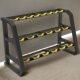 Source Factory Three-Tier Dumbbell Rack Commercial Dumbbell Rack for 5 Pairs, 6 Pairs, 8 Pairs, 10 Pairs, Double-Layer Rack Dumbbell Combination