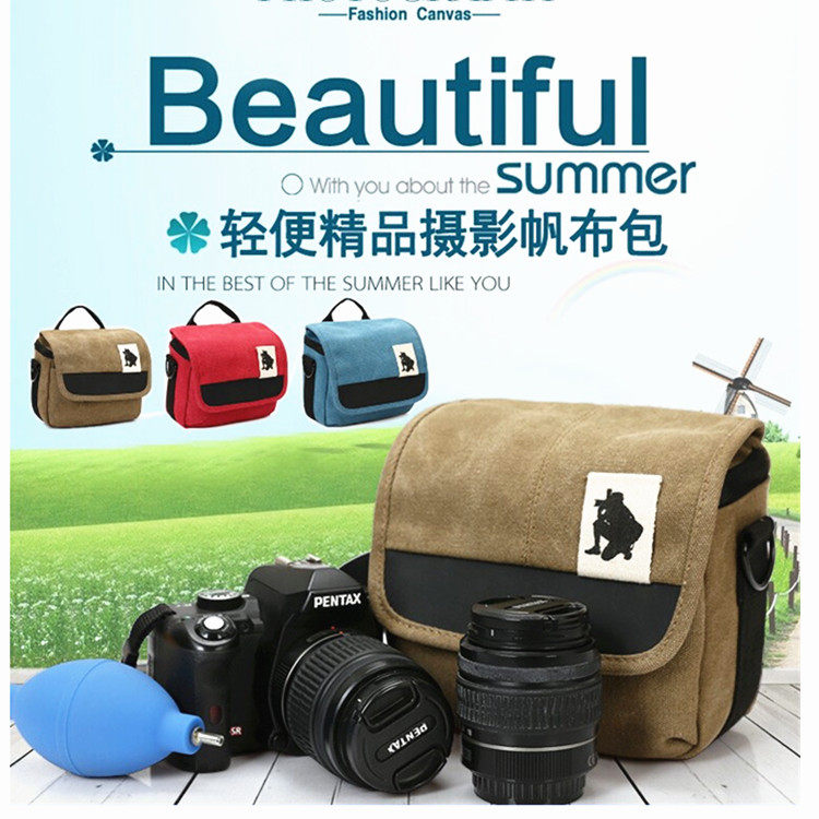 Nikon Camera Micro Single Eye Camera J1J2J3J4J5 Inclined Cross Single Shoulder Bag Fuji XA5 X100T X100T XT20 XT20 Photographic Bag