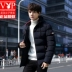Áo khoác cotton mùa đông Playboy nam cotton 2018 phiên bản Hàn Quốc mới của xu hướng dày mùa đông mặc quần áo cotton Áo vest cotton