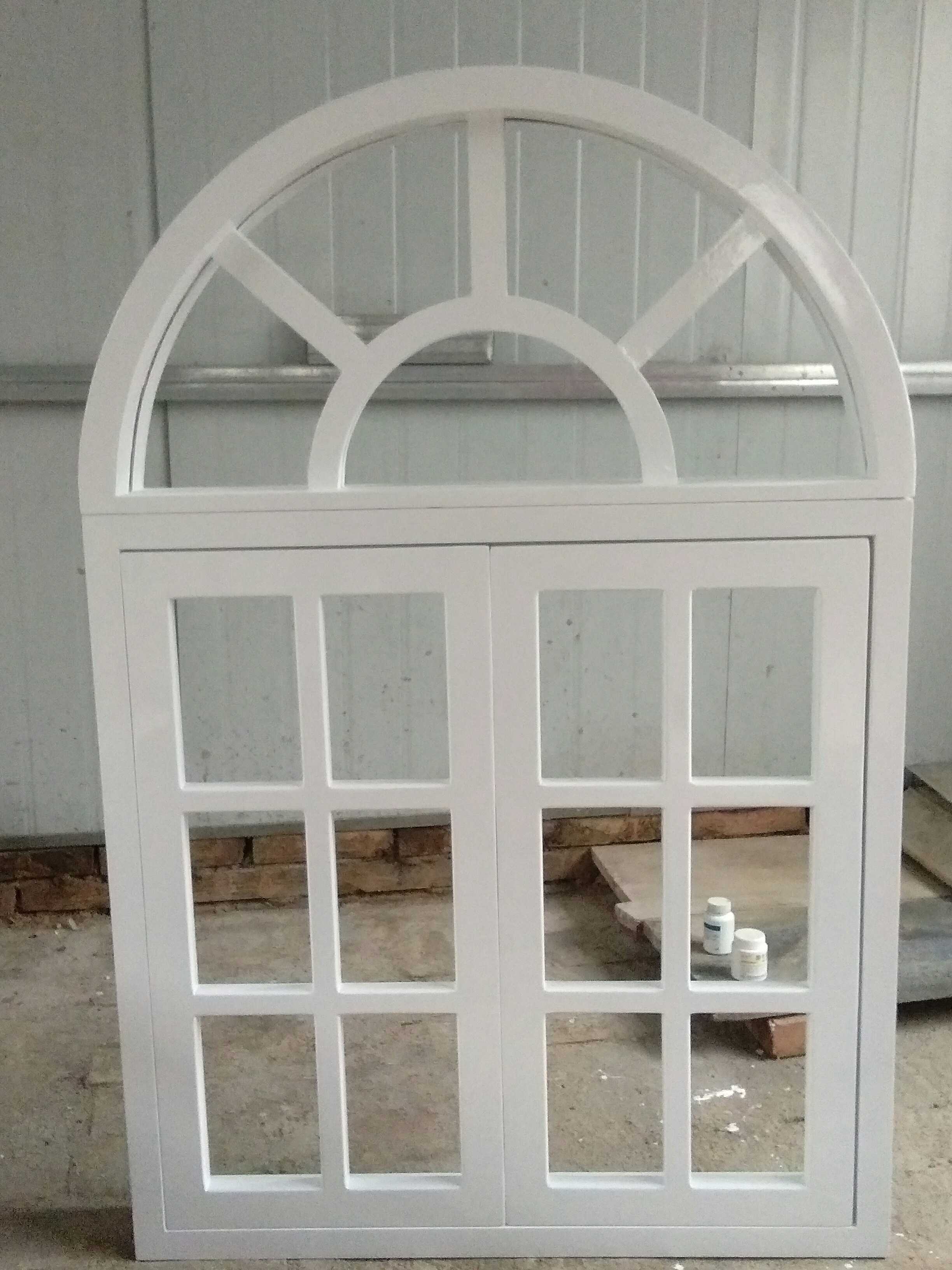 Set to be arched window lattice Window Fields Garden Style Solid Wood Windows European-style Arc Windows Modern Minimalist Doors and windows