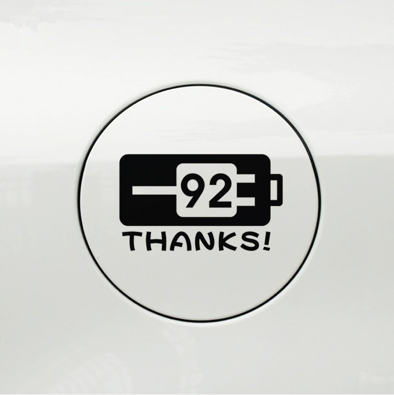 Please charge 92#gasoline sticker 92#93#95 # 97 fuel cap sticker Gasoline diesel 0#car sticker